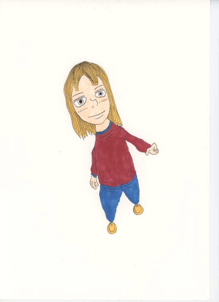 赤い服の女の子
