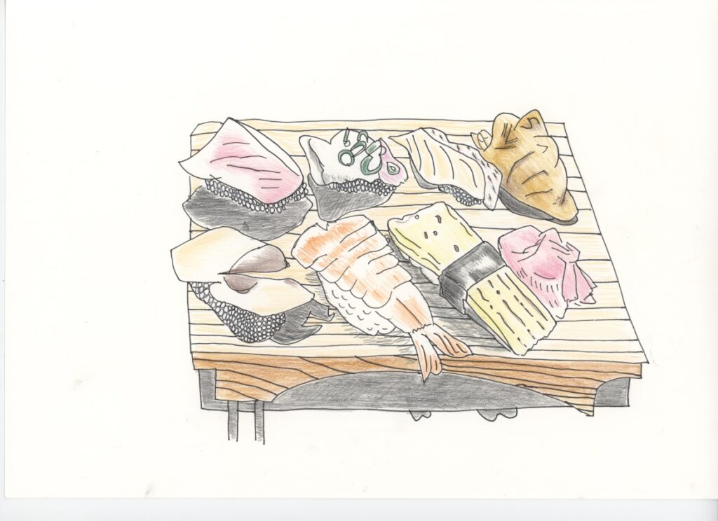 あ！お寿司食べよう