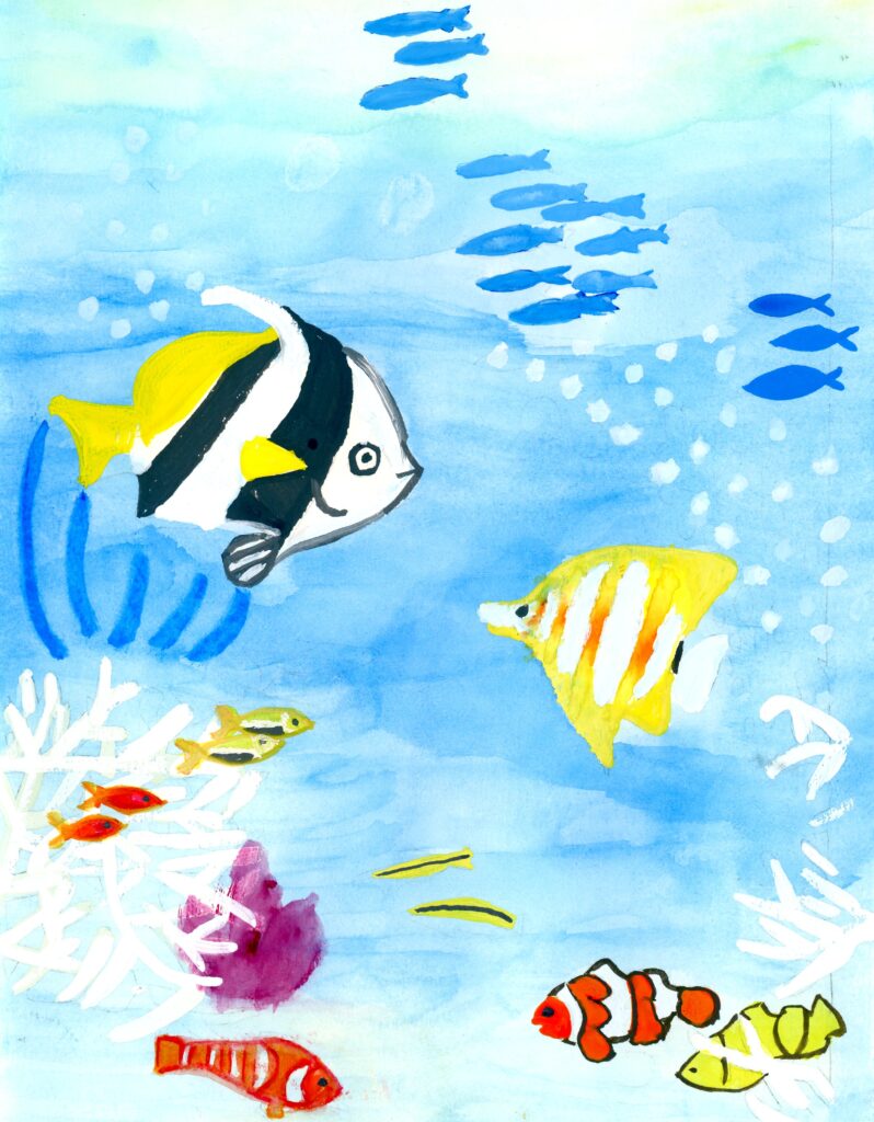海の中のお魚達