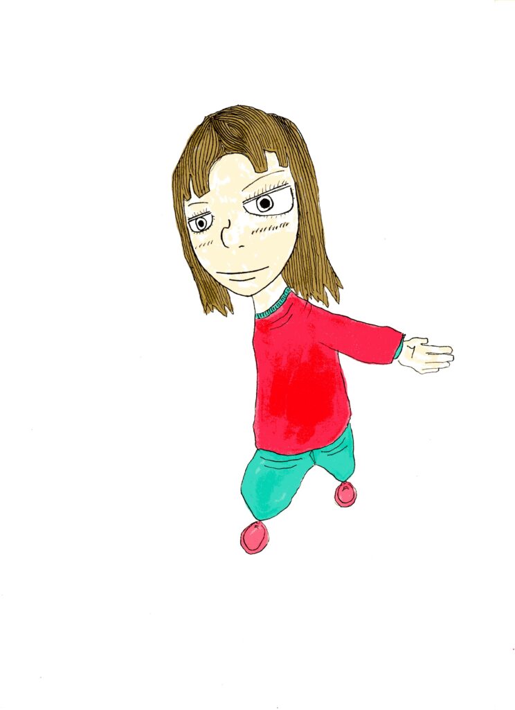 頭がデカイ女の子
