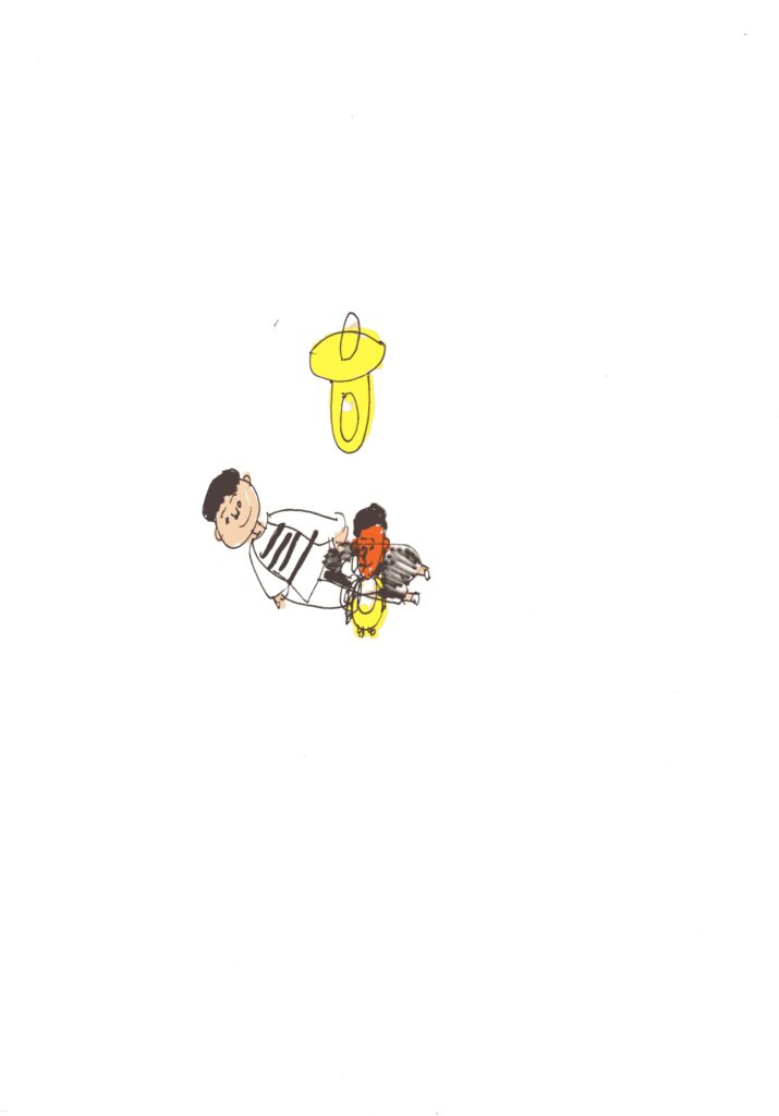 ミルクと少年です