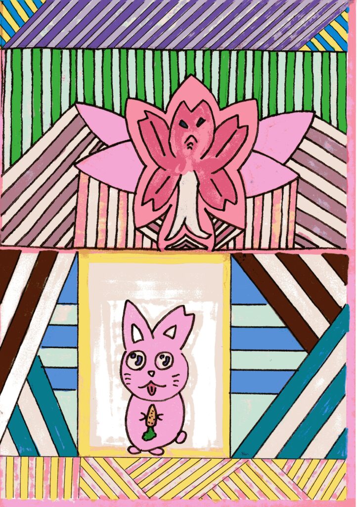 さくらとうさぎ