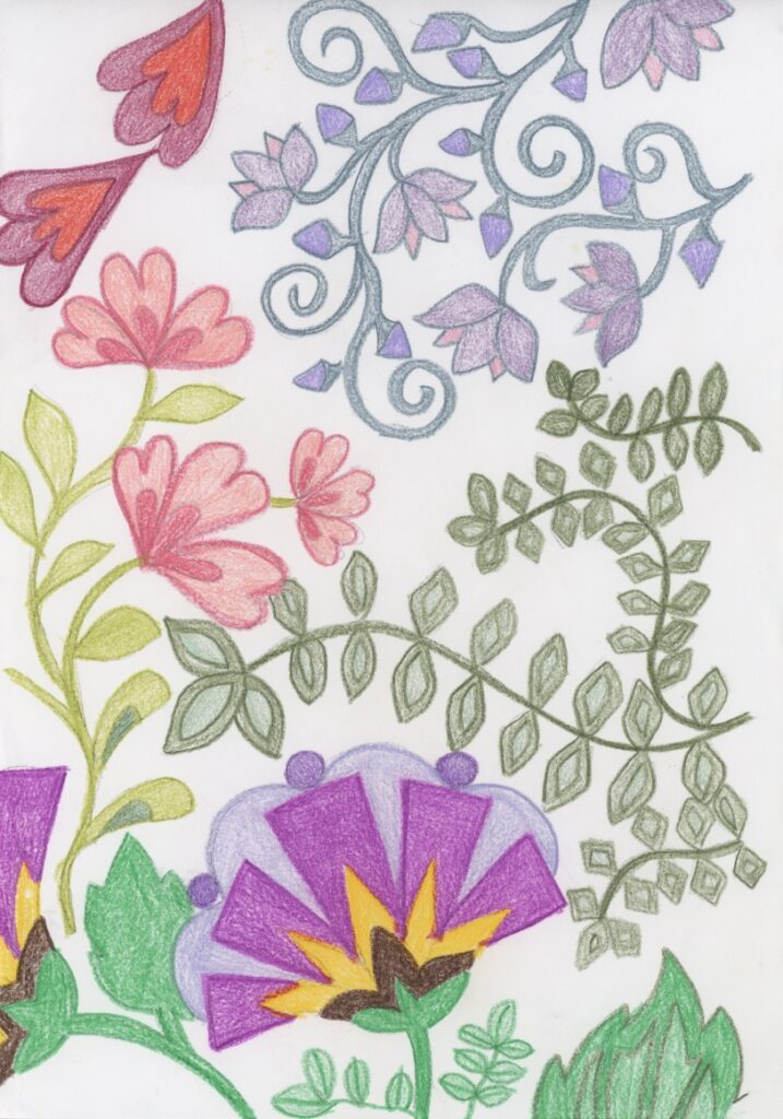 お話をしている花達