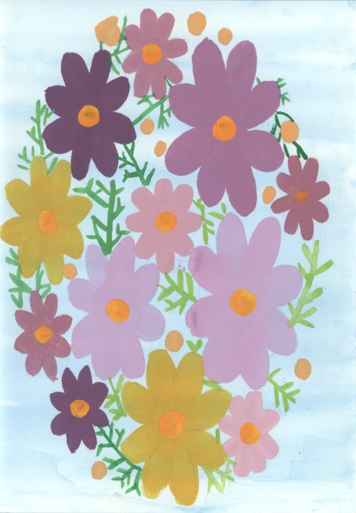 コスモスがいっぱい