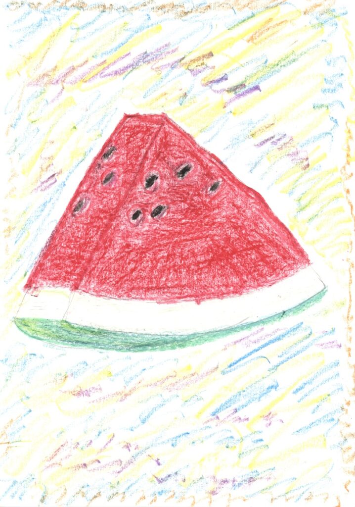 すいかの輪切り