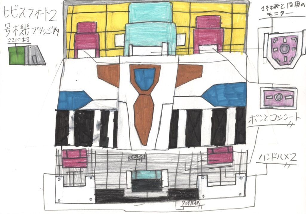 ヒビスフォート2号機　ブリッジ内