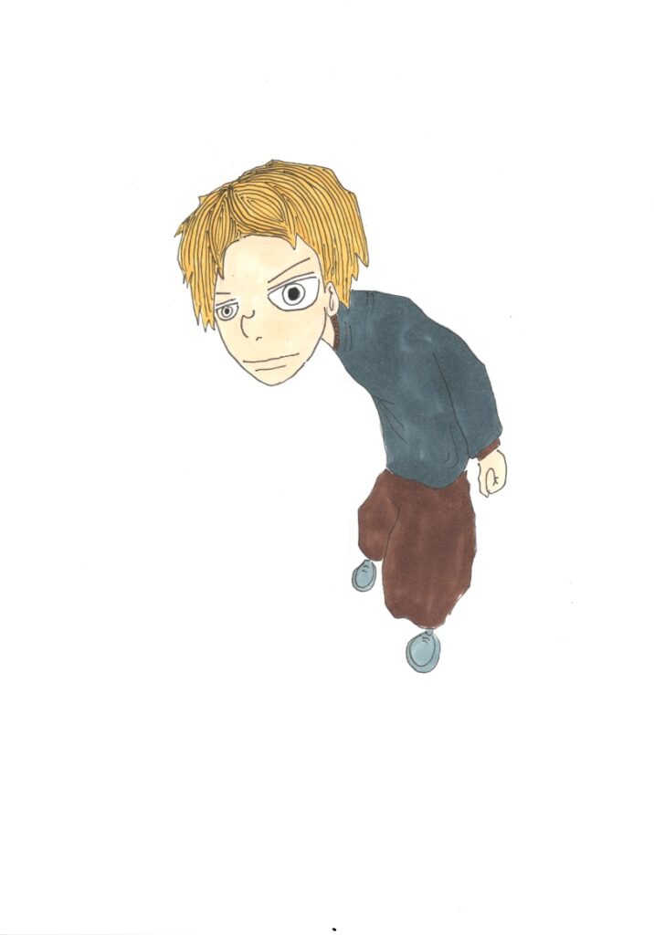 こっちを眺めているオトコ