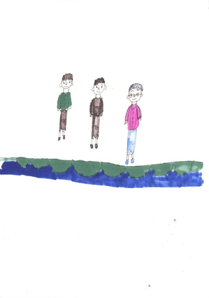 衣川謙一さんと古川碩希さんと陵本さん