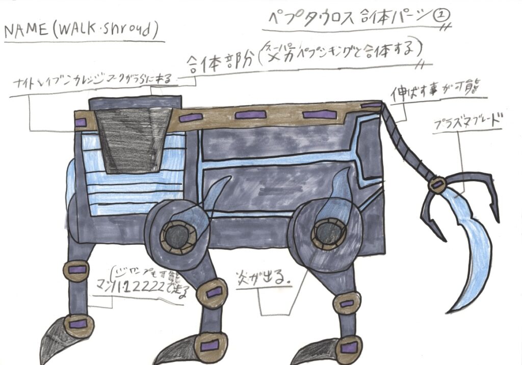 ペプタウロス合体パーツ 1