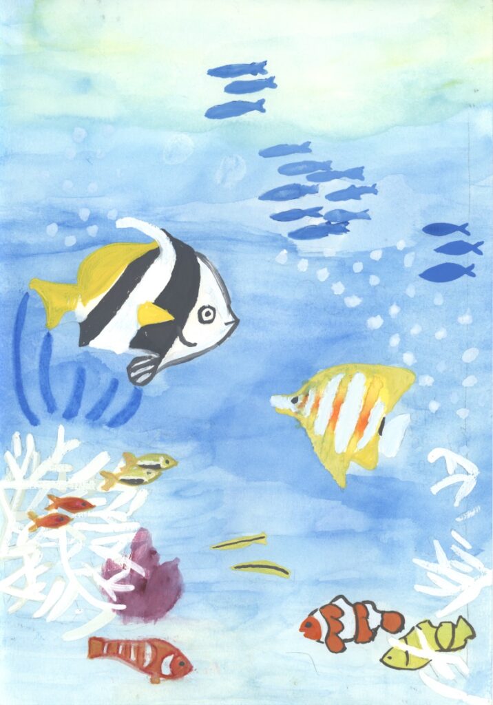 海の中のお魚達