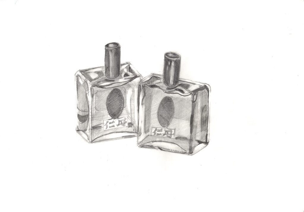 仁丹のデッサン