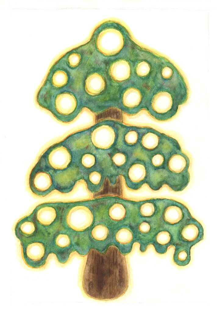みんなで作る キノコマスツリー