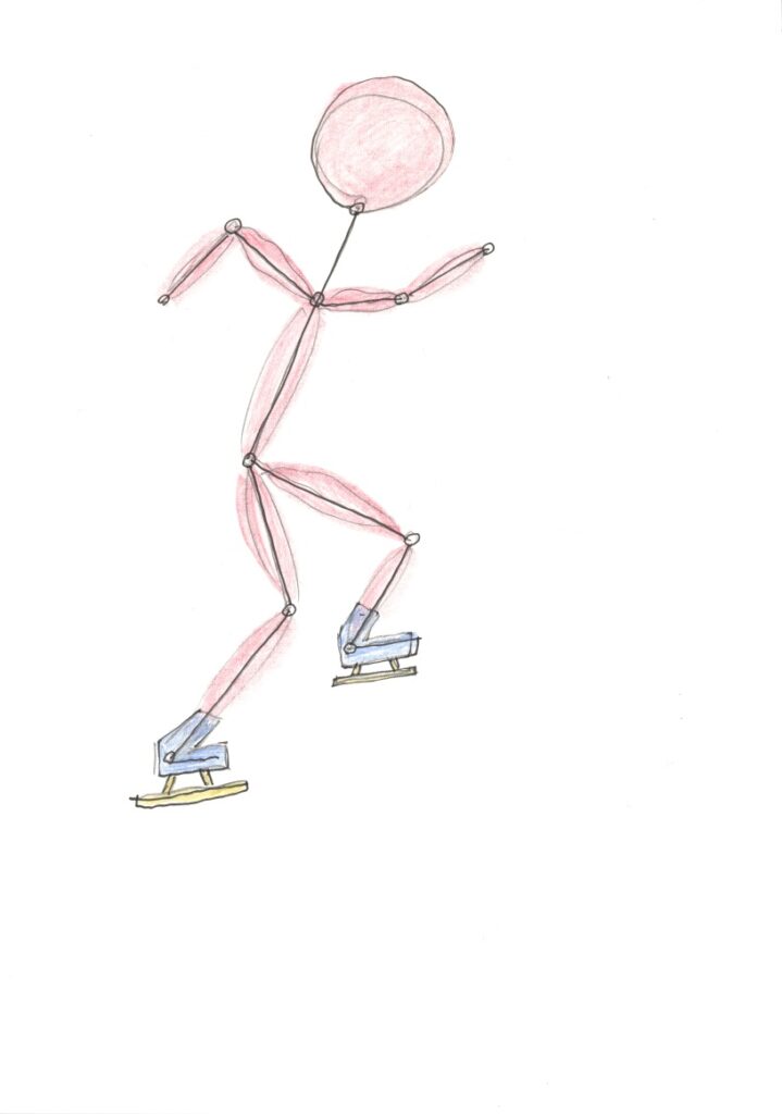 スケートしてる人