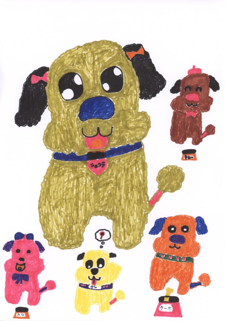 仲よし5匹かぞく