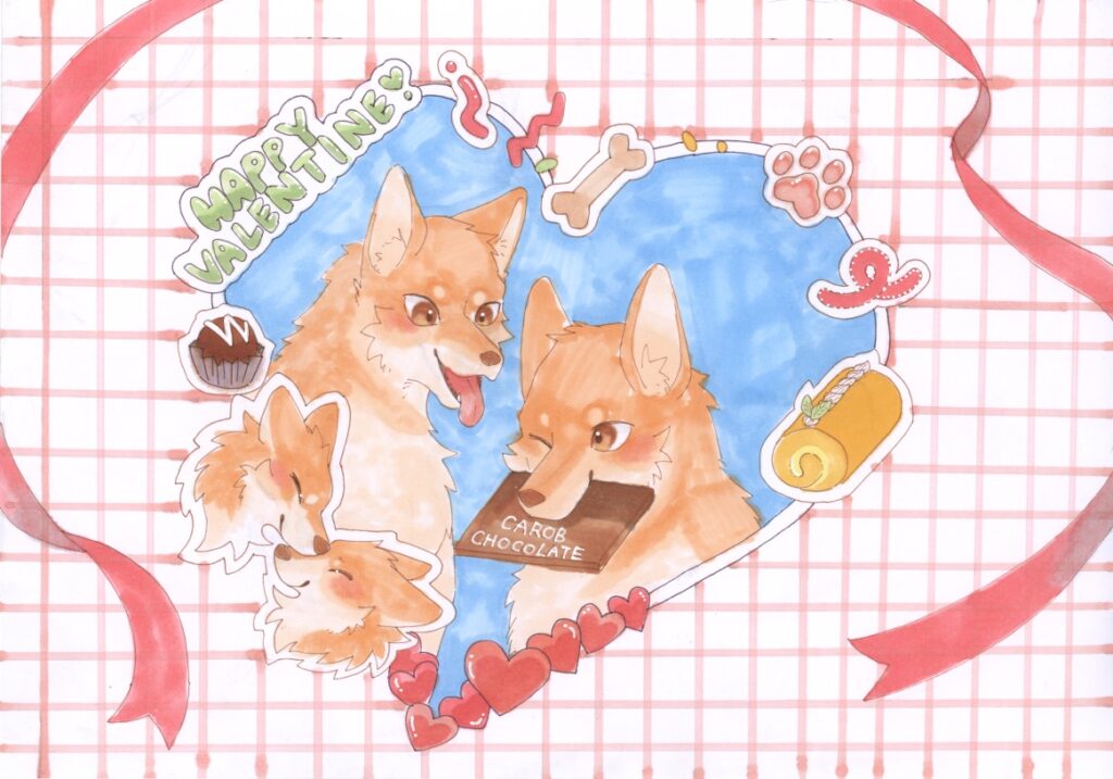 柴犬バレンタイン