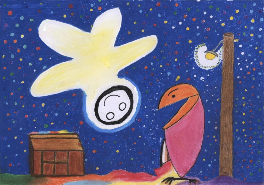 虹色が振る蒼夜