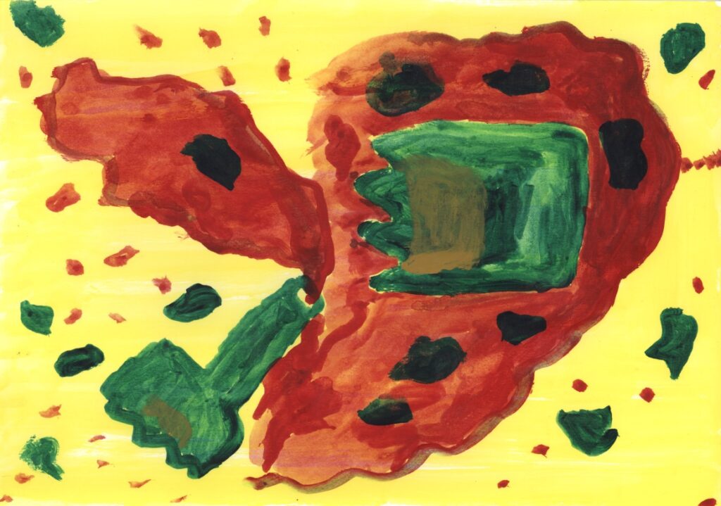 割れたワインビン