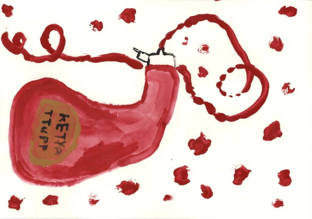 ケチャップ暴走