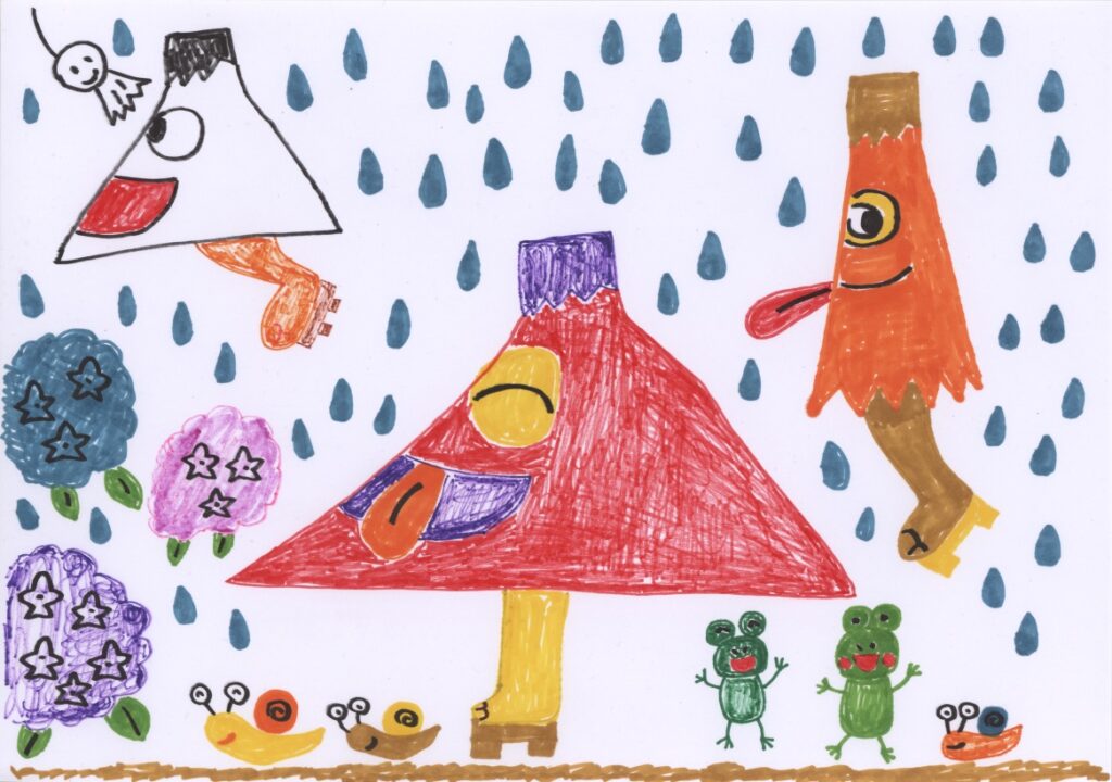 からかさオバケ　雨のさんぽ