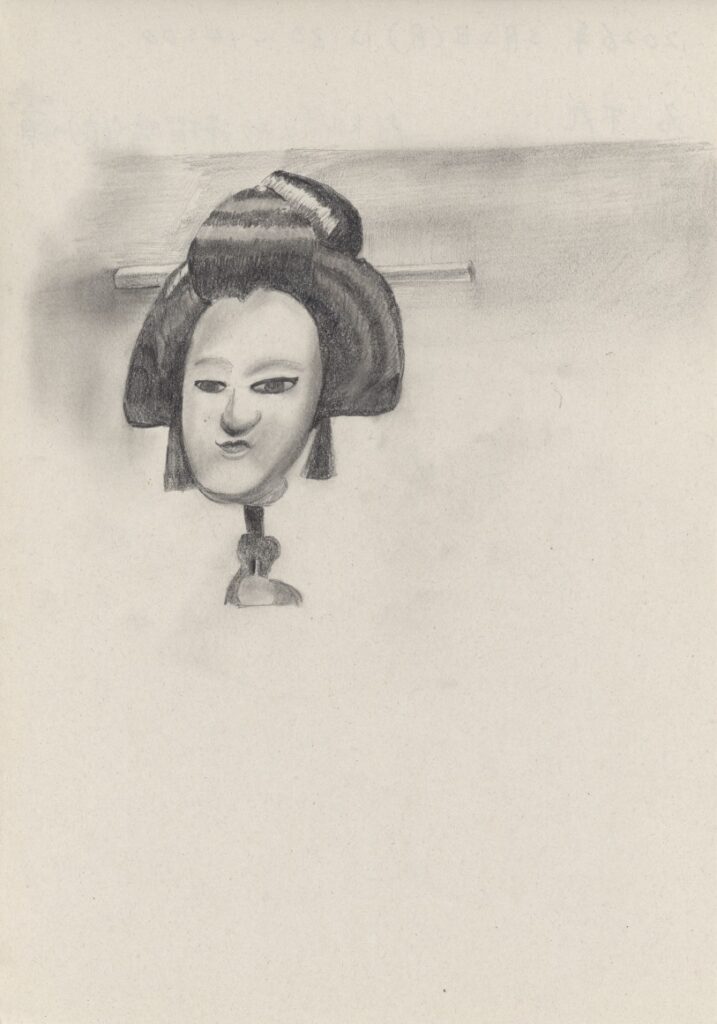 人形浄瑠璃(娘)の頭