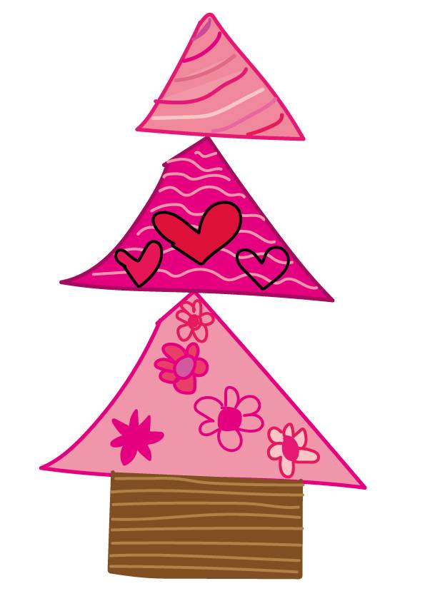 ピンクのツリー