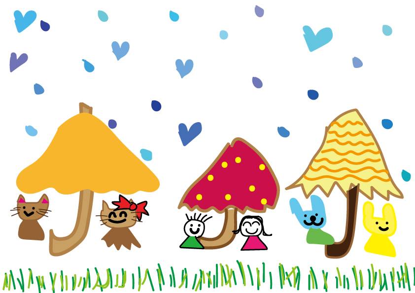 雨もなかなかいいことあるなー