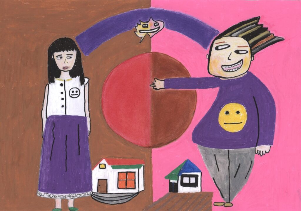 幼なじみ。共に独身、共に壮年。
