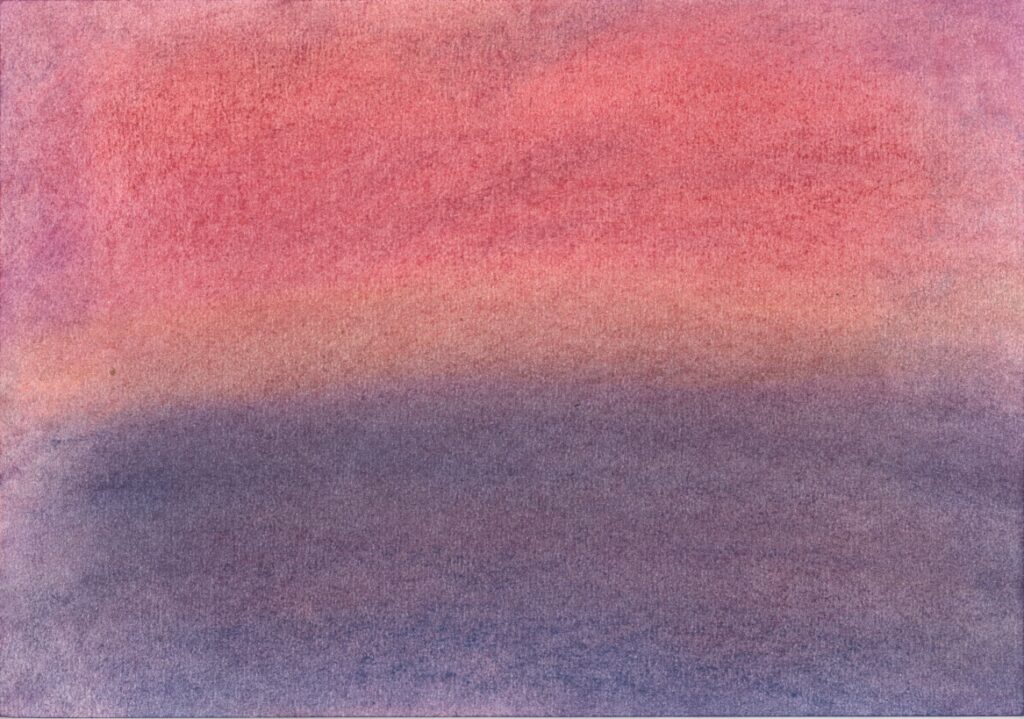 夕暮れの海