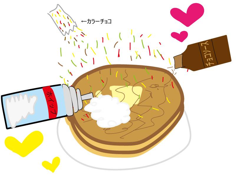 幸せパンケーキ