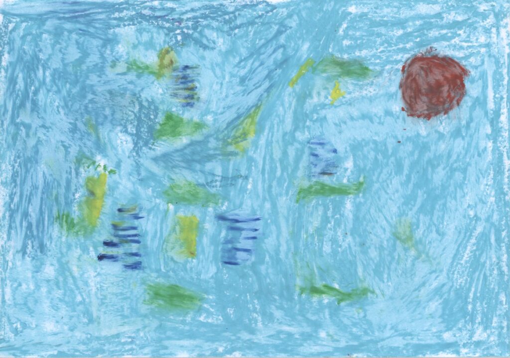 海の中