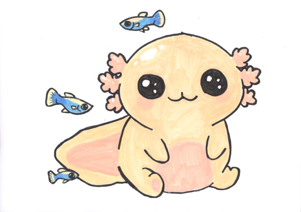 ごはんともなかよしな　うちのウーパールーパー