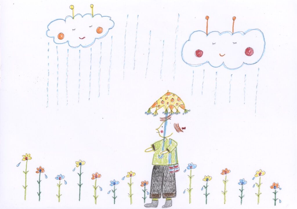 雨の日の散歩