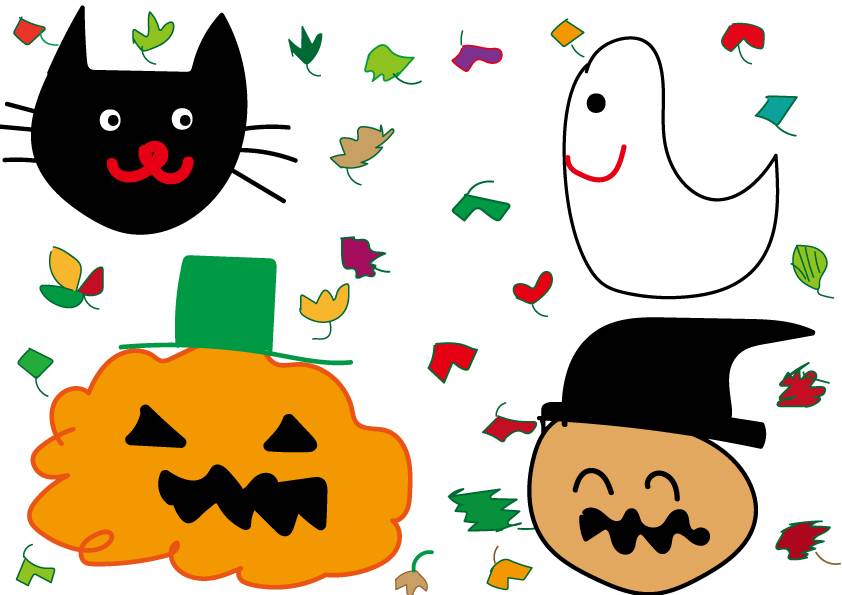 紅葉×ハロウィン
